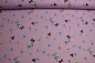 Preview: Jersey | Schmetterlinge Blumen | rosa